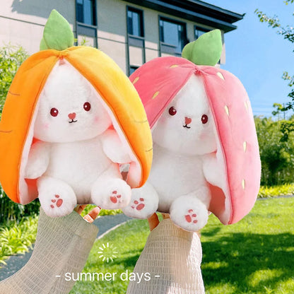 Strawberry Rabbit Plush Toy